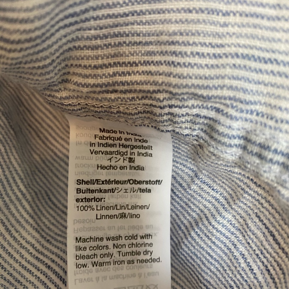 Linen Button Down - Picture 3 of 3